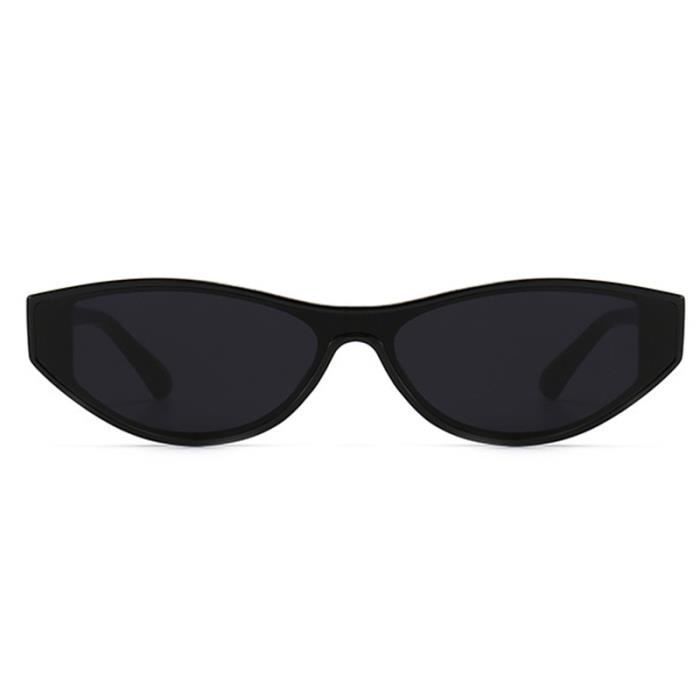 Gafas de sol retro SHARPHY para mujer, montura estrecha, modernas, de alta calidad, ideales para viajar, color negro, con protección UV.