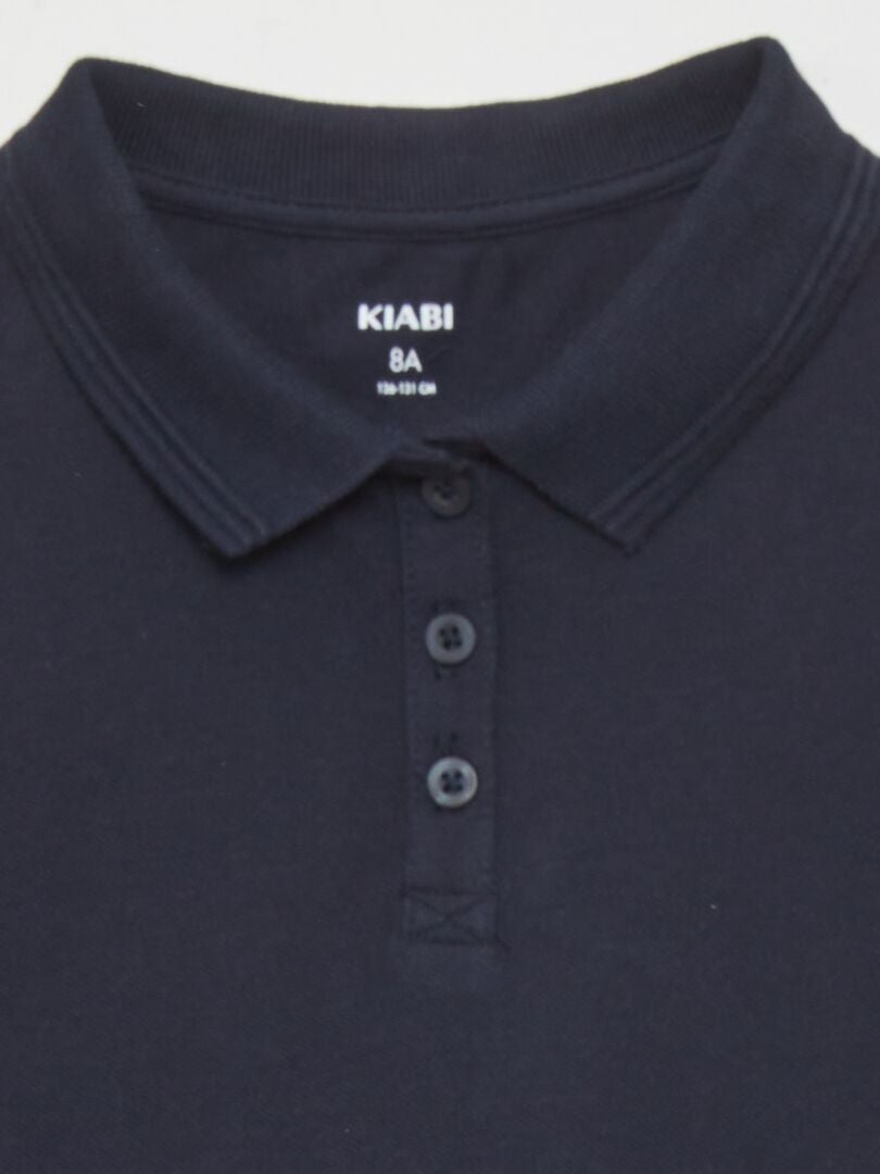 Polo de manga corta - azul