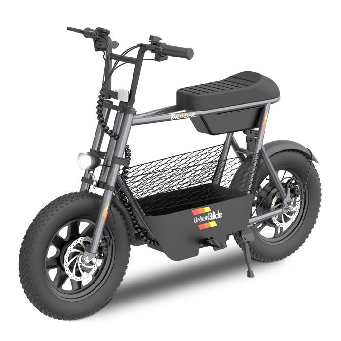 Draisienne Électrique UrbanGlide Thunder 160 – 30 km d'Autonomie, 25 km/h, 16'', Freinage à Disque