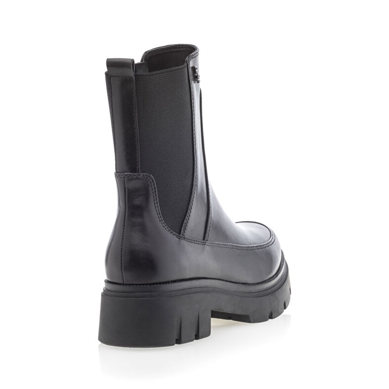 Schwarze Damenstiefel / Stiefeletten