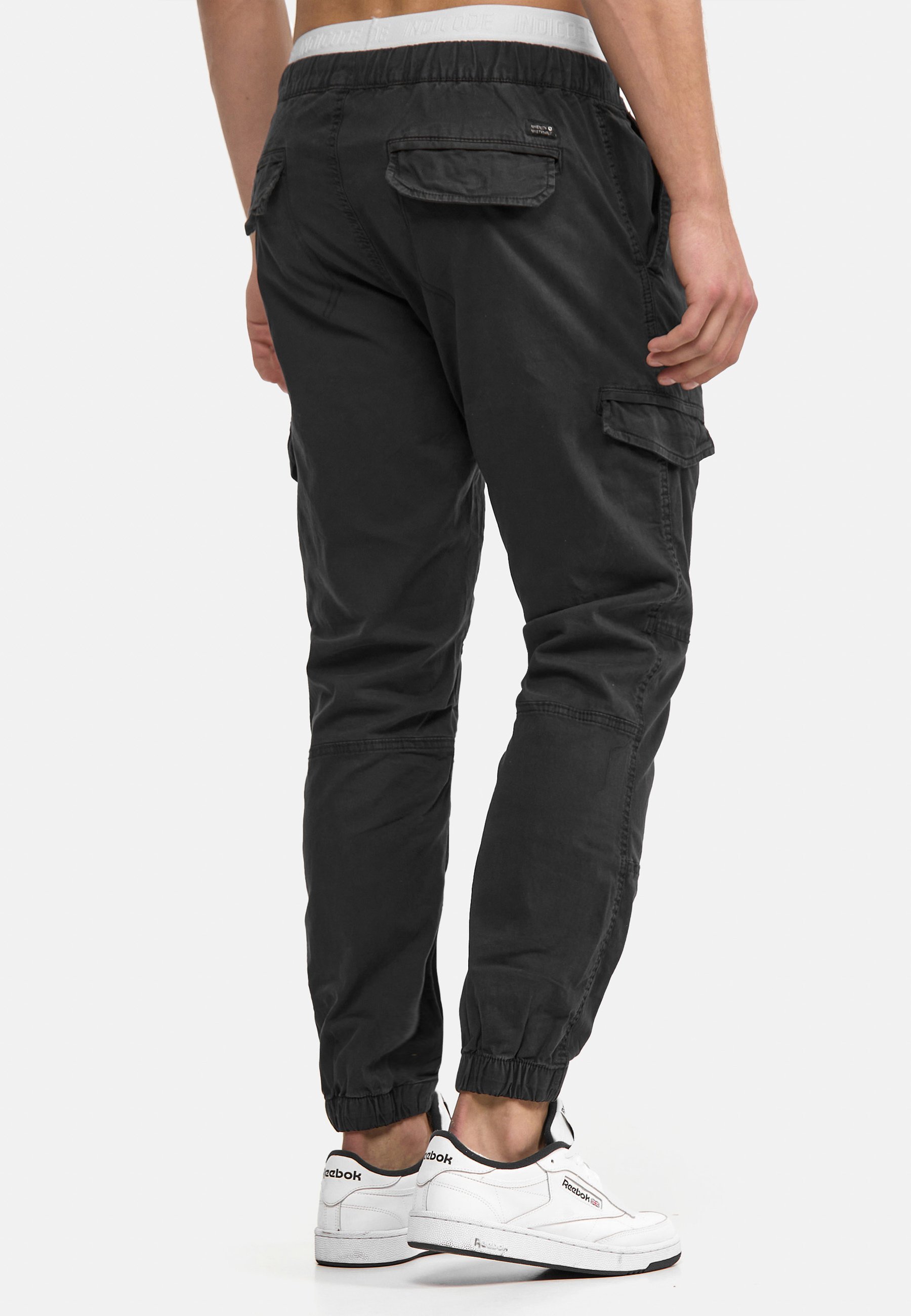 INDICODE JEANS LEVI - Cargobroek - zwart