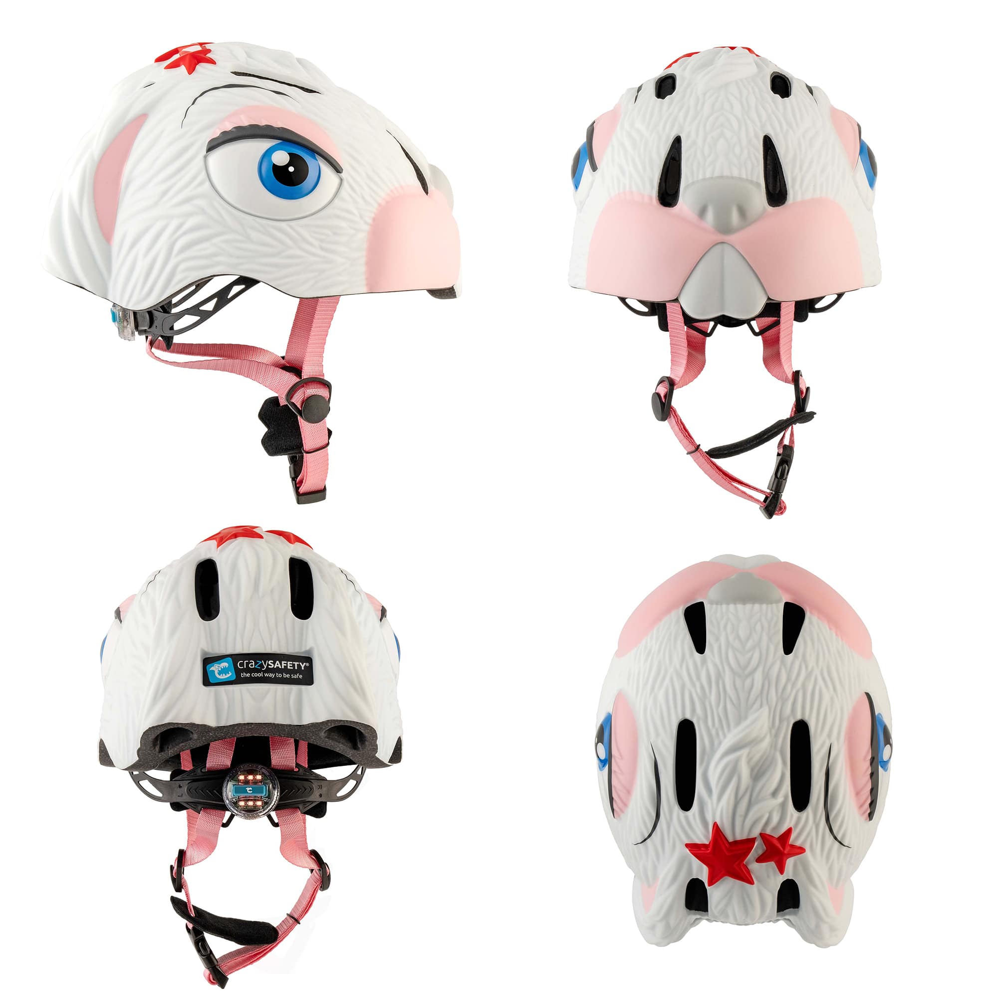  Crazy Safety Bunny Fahrradhelm