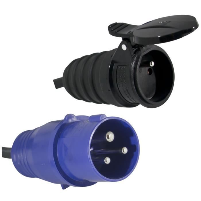 Electrical adapter - CEE - Male - IP44 - 0.3m H07RN-F - Universal