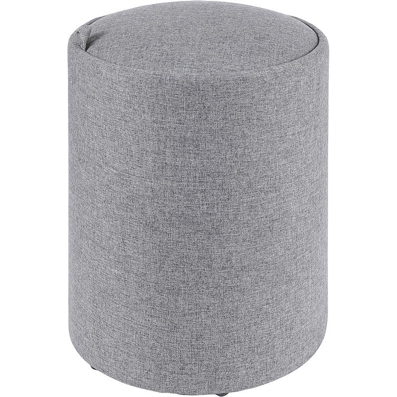 Vie Home Puff med oppbevaring ø 34x40 cm mørkegrå