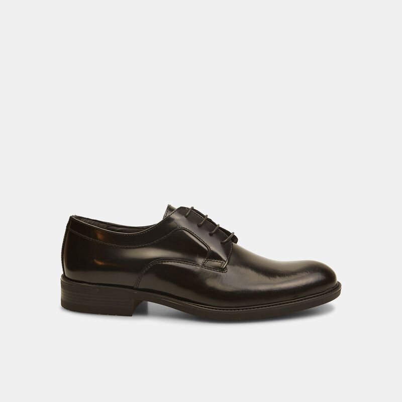 Męskie skórzane buty sznurowane