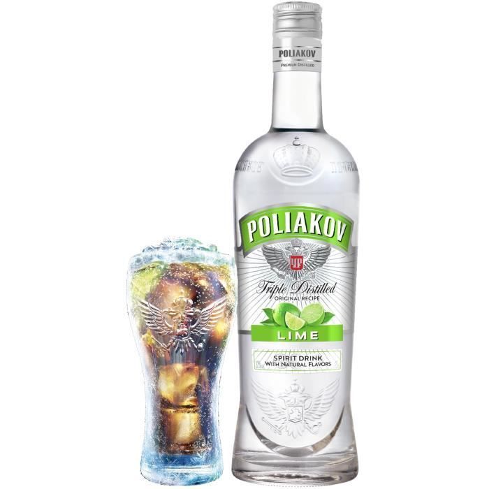 Poliakov - Lime - Vodka - 32.0% Vol. - 70cl