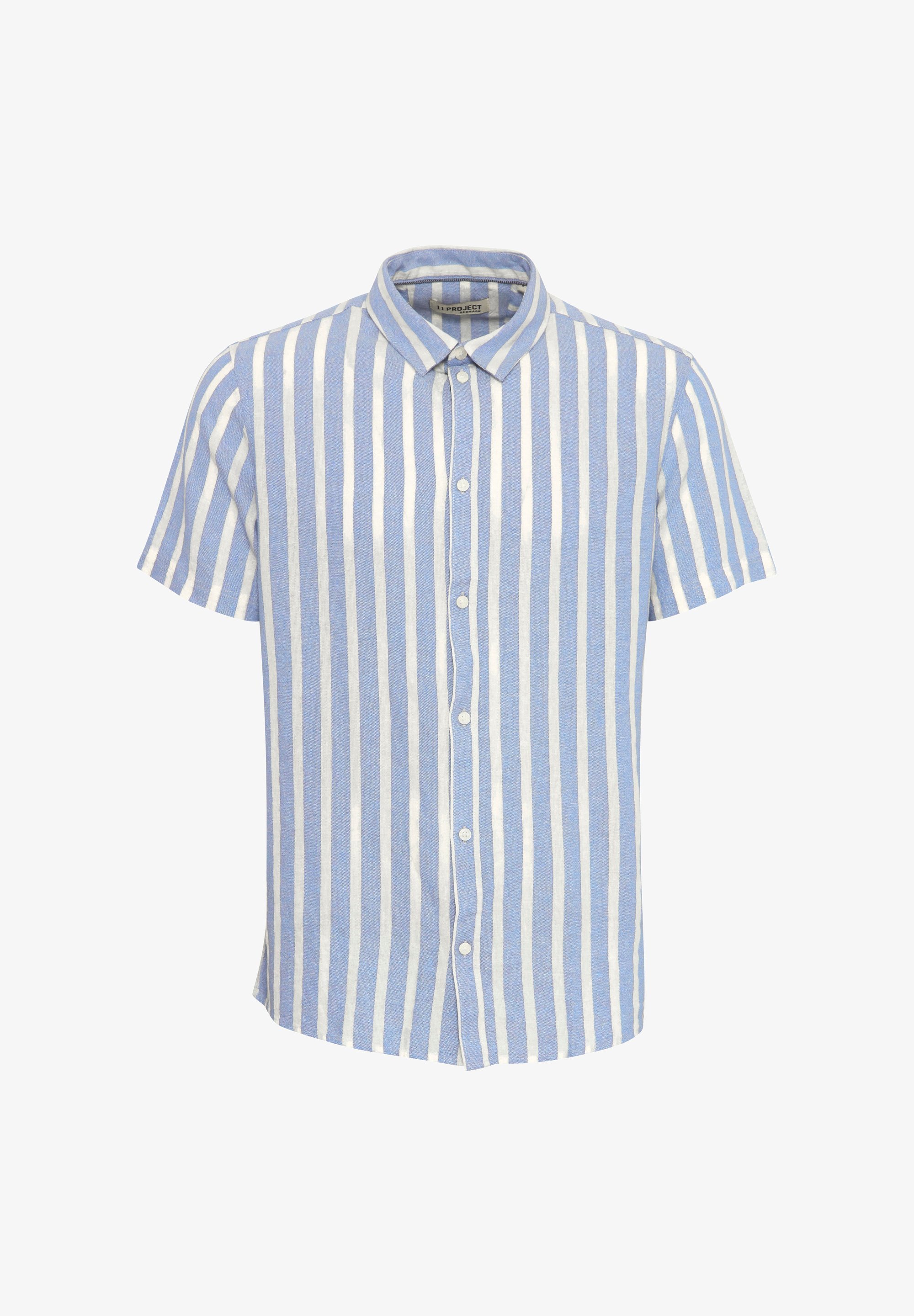 11 Project PROCHY LINEN MIX - Shirt - maanlichtblauw