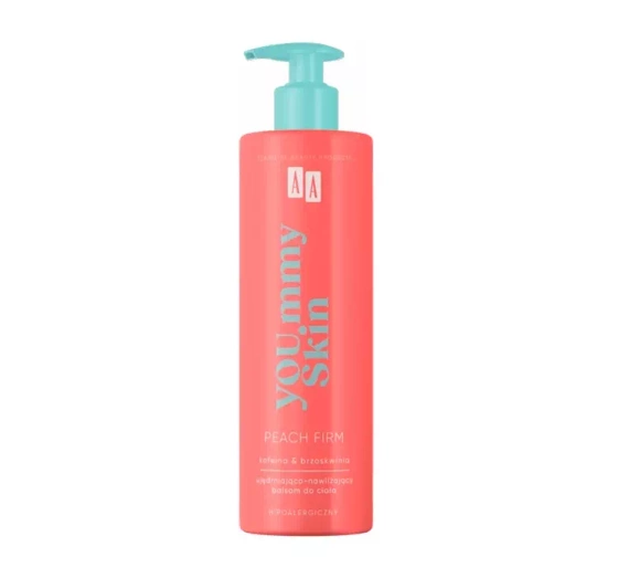 AA You.mmy Skin ujędrniająco-nawilżający balsam do ciała Peach Firm 400 ml