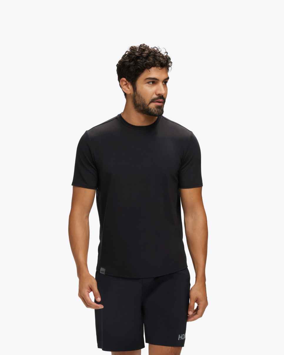 HOKA HOKA Essential T-shirt Zwart