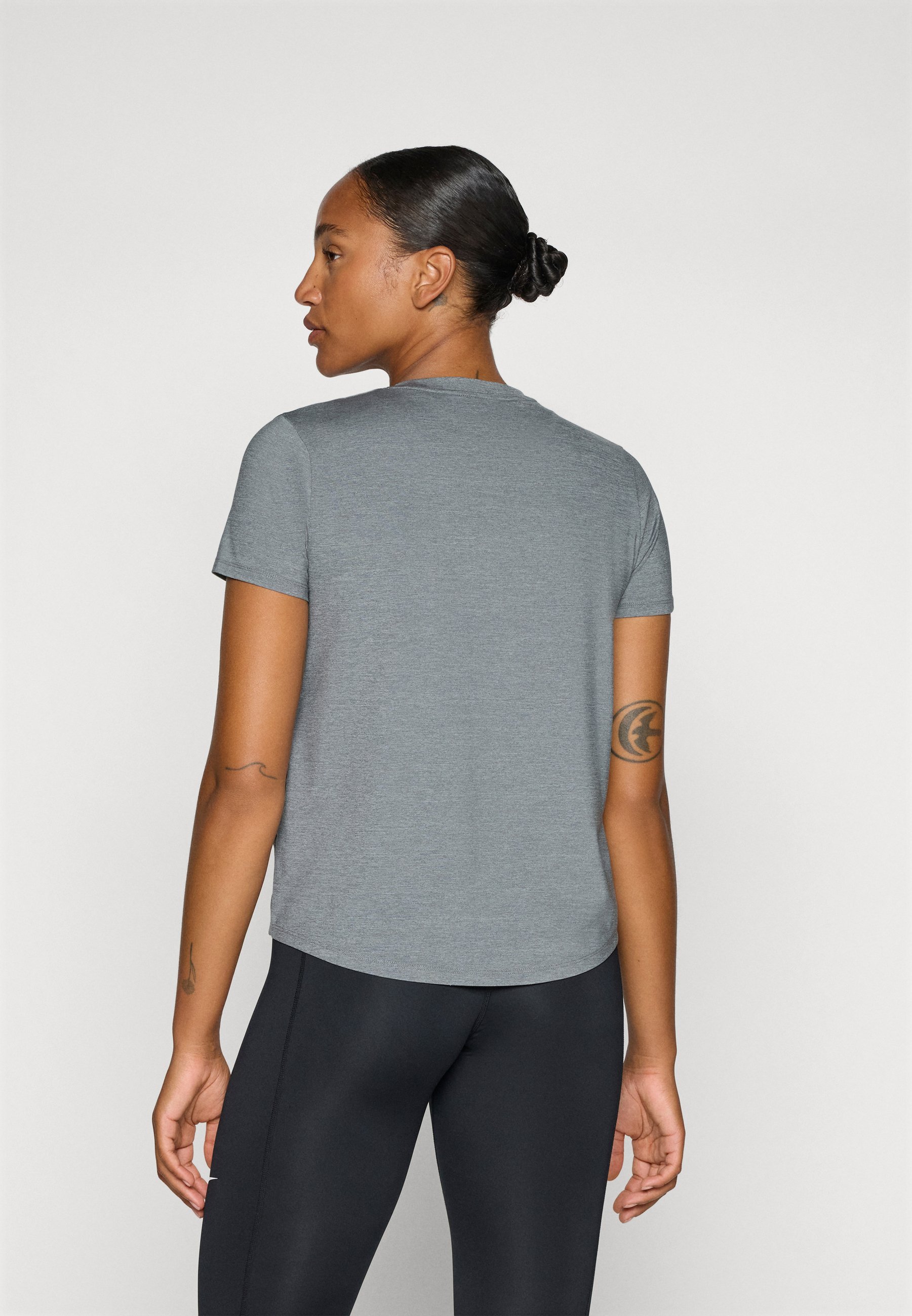 Nike Performance ONE CLASSIC - Sports T-shirt - smoke grey/white