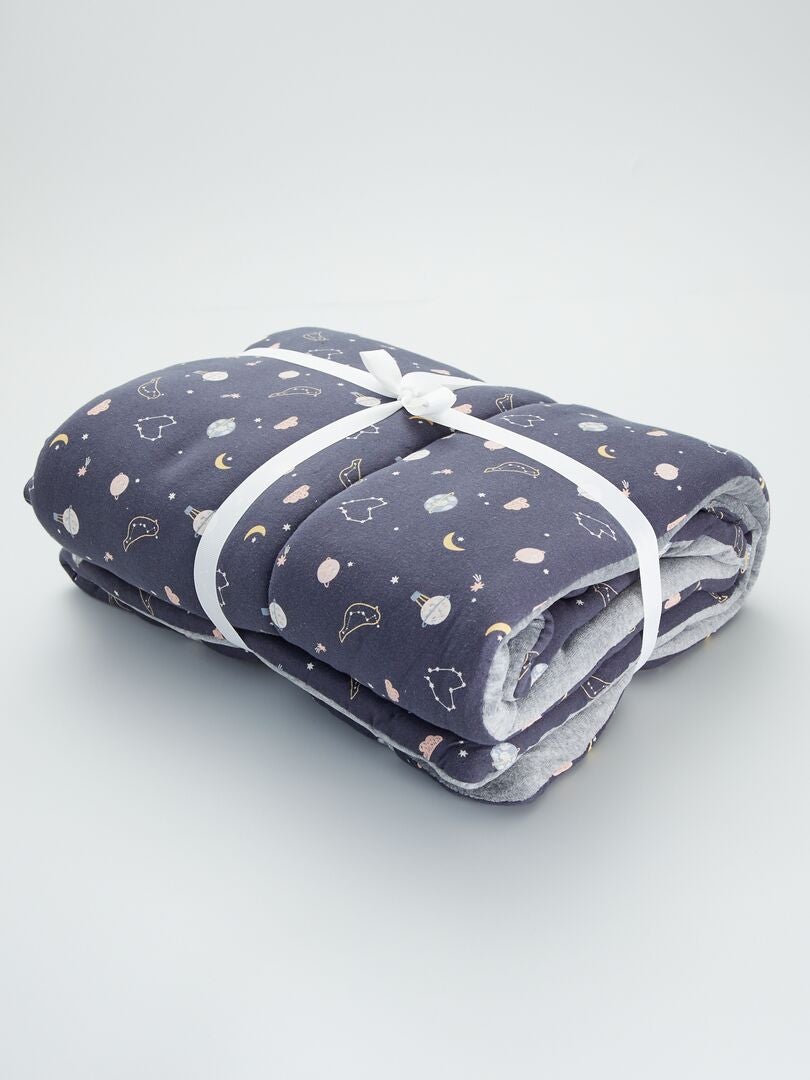 Bedrukt babykleedje - ZWART
