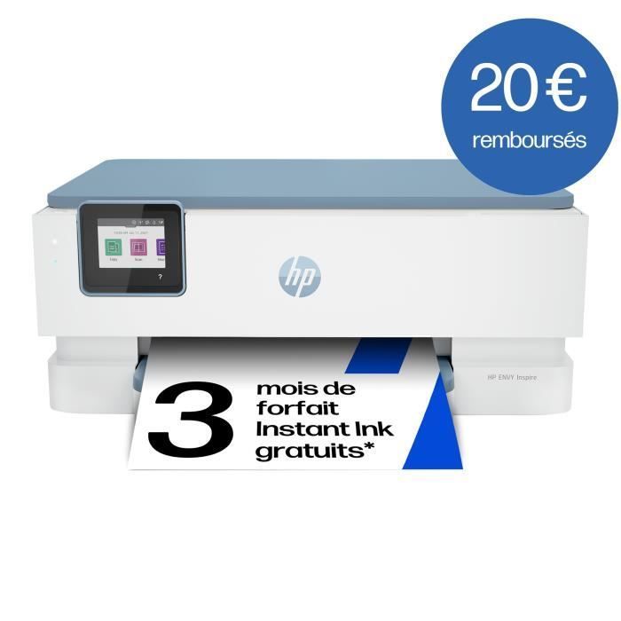 Imprimante tout-en-un HP Envy Inspire 7221e jet d'encre couleur - 3 mois d'Instant ink inclus avec HP+
