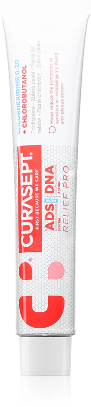 Curasept ADS DNA Relief Pro gélová zubná pasta pre citlivé ďasná