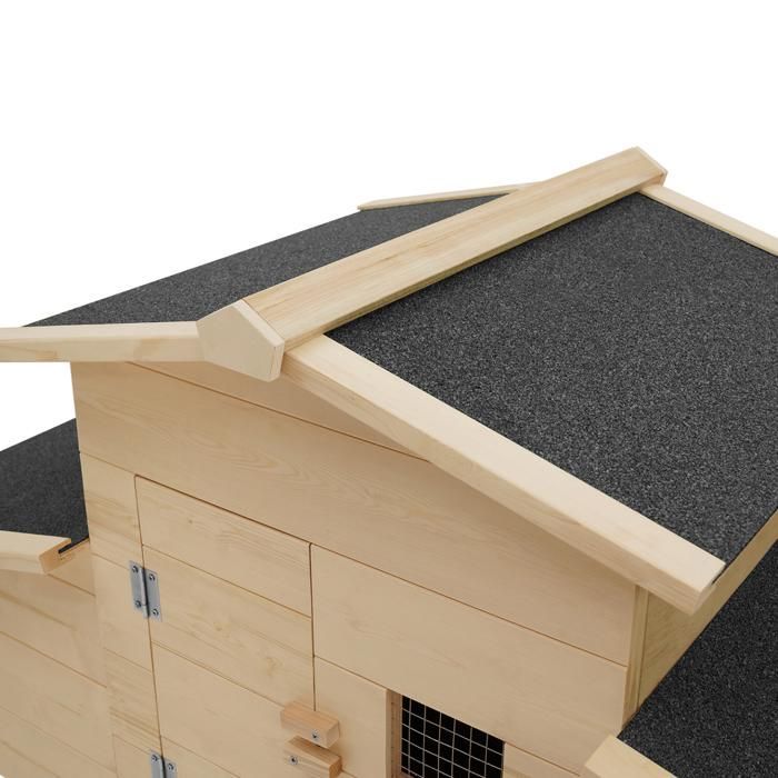 IDMARKET COMFORT Kippenhok met houten legnest