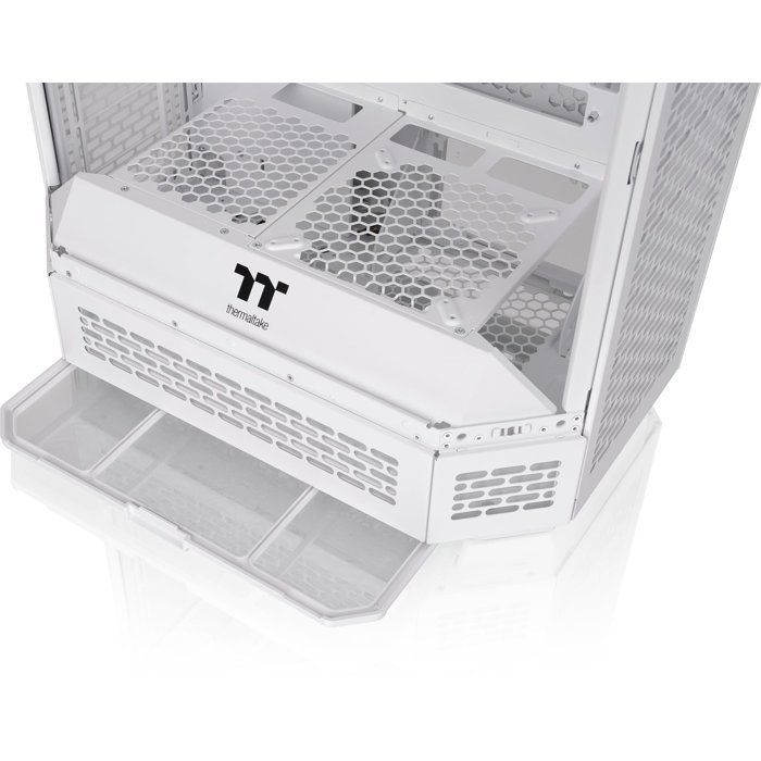 PC-behuizing (zonder voeding) - THERMALTAKE - The TOWER 600 Snow - Mid-tower - ATX-vormfactor - Inclusief 2x 140mm ventilatoren - Wit