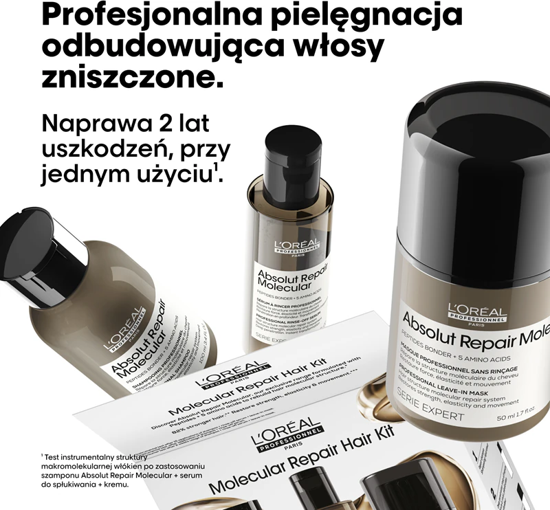 L'Oréal Professionnel Serie Expert Absolut Repair Molecular lahjasetti vaurioituneille hiuksille