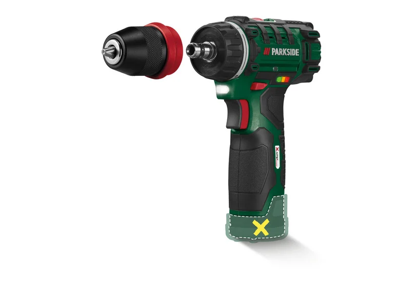 Furadeira/Parafusadeira sem fio PARKSIDE® PBSA 12 E4 12V