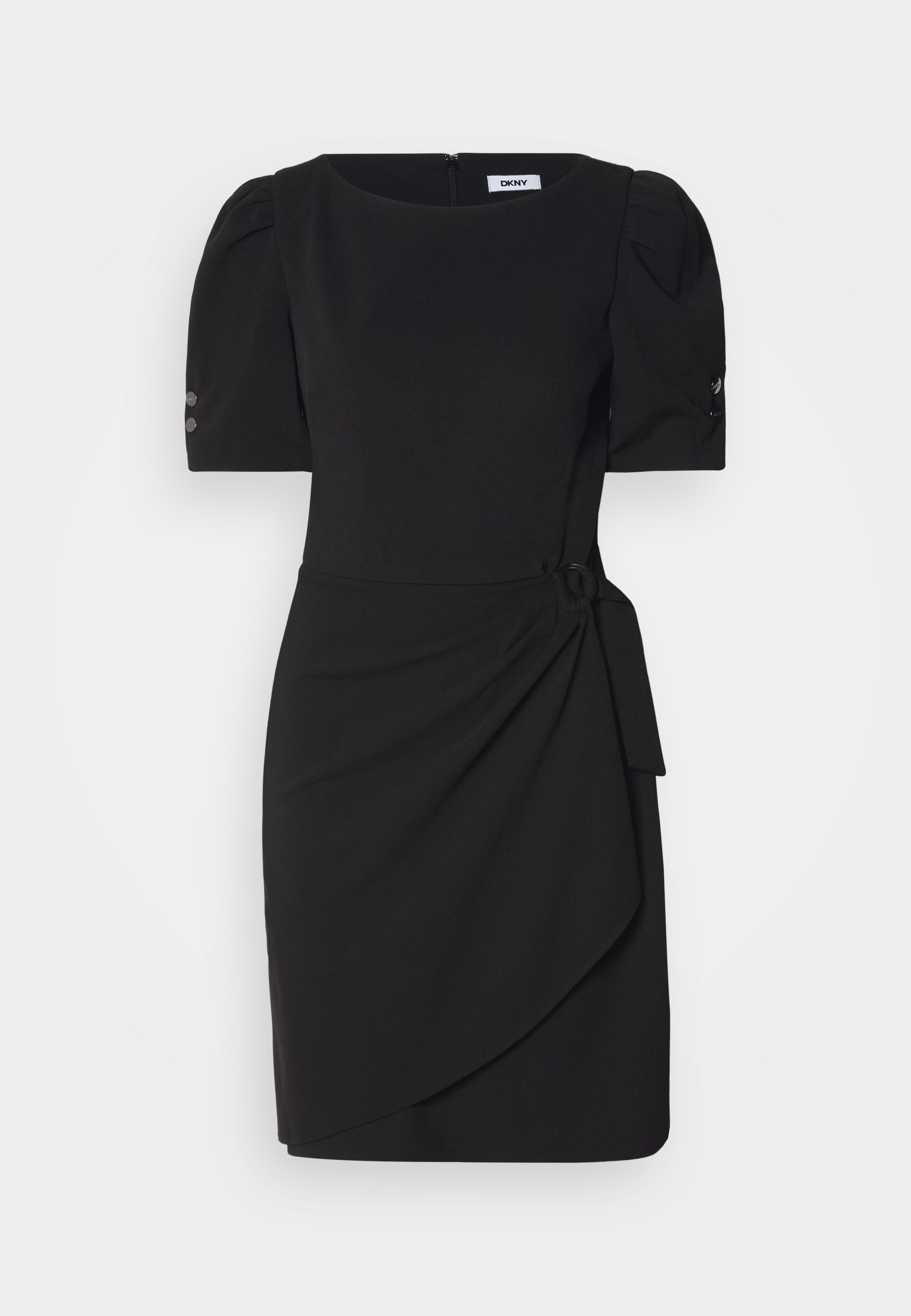 DKNY nepwraprok - Rechte jurk - zwart