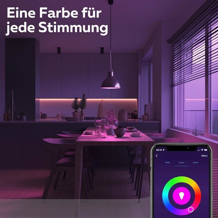 Lampadina LED intelligente ZGEER GU10 - 345 lm - 4,9 W - RGB CCT - Dimmerabile - 16 milioni di colori - Bianco 2200-4000K