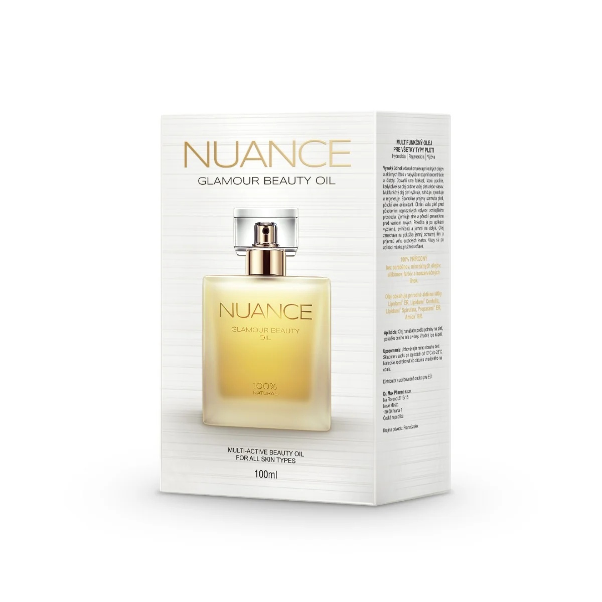 Huile corporelle Nuance Magical Glamour 100 ml, huile multifonctionnelle