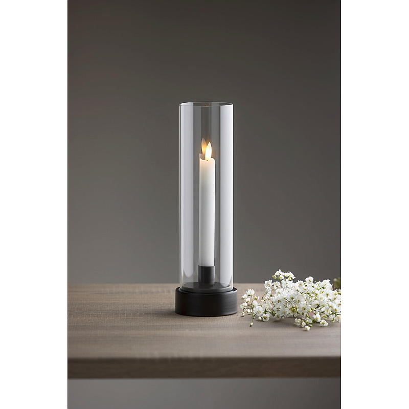 Portacandele Home Crown 9x31 cm vetro/metallo Rory
