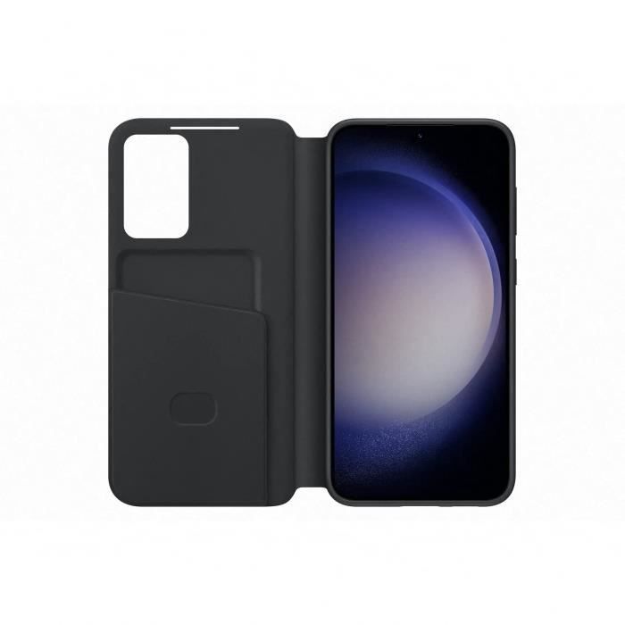 Funda Samsung Smart View con tarjetero para S23+ negra