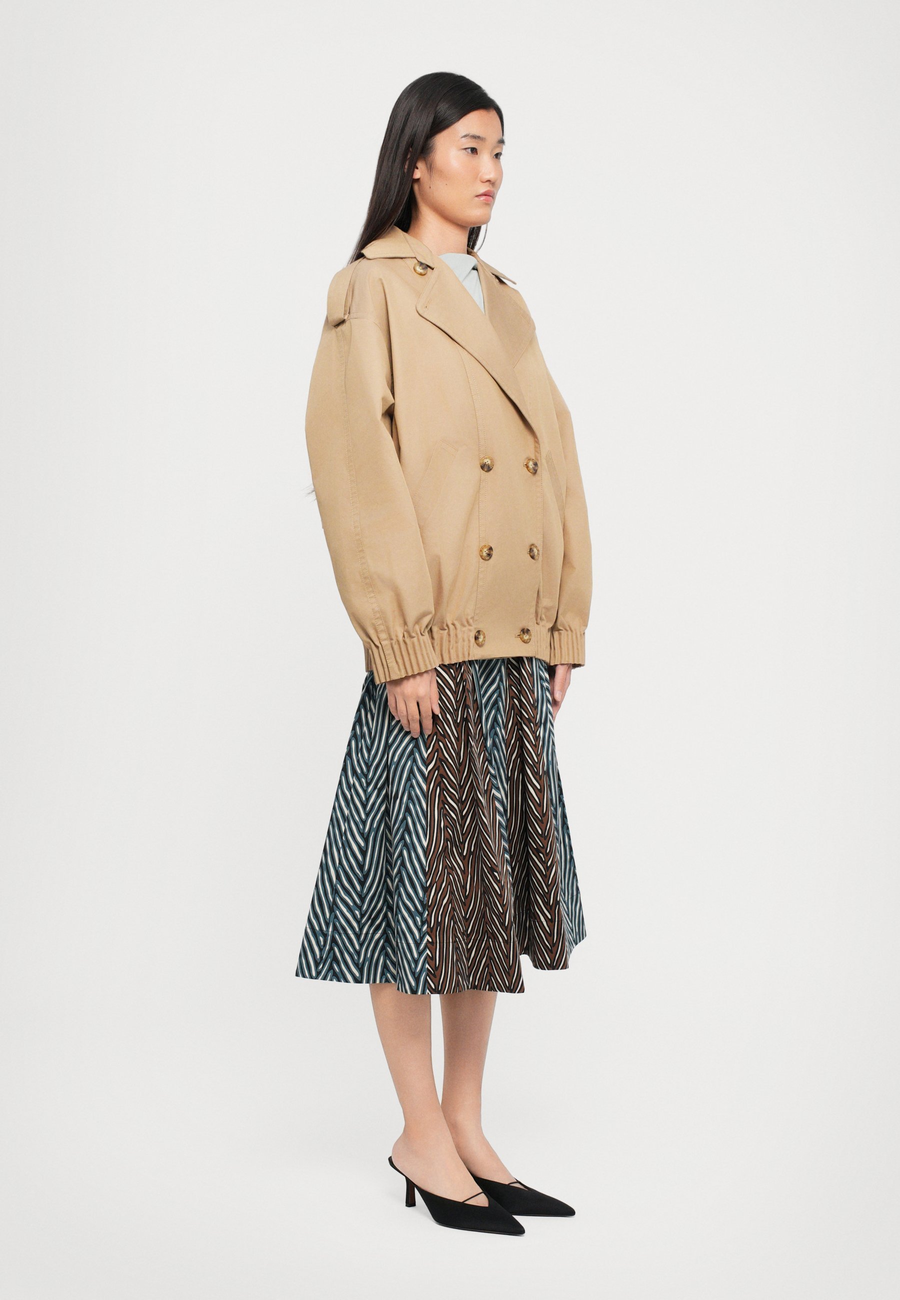 Diane von Furstenberg STEVIE COAT - Lichte jas - kaki