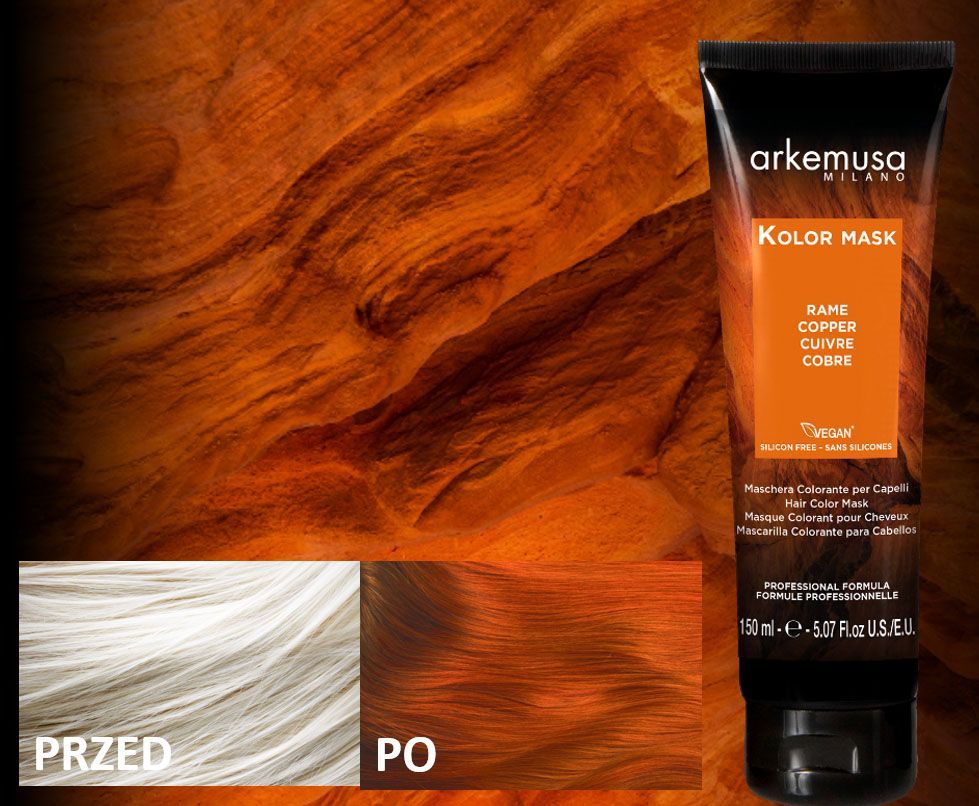 „Kolor Mask“ plaukų dažymo kaukė Profesionalios kirpyklos