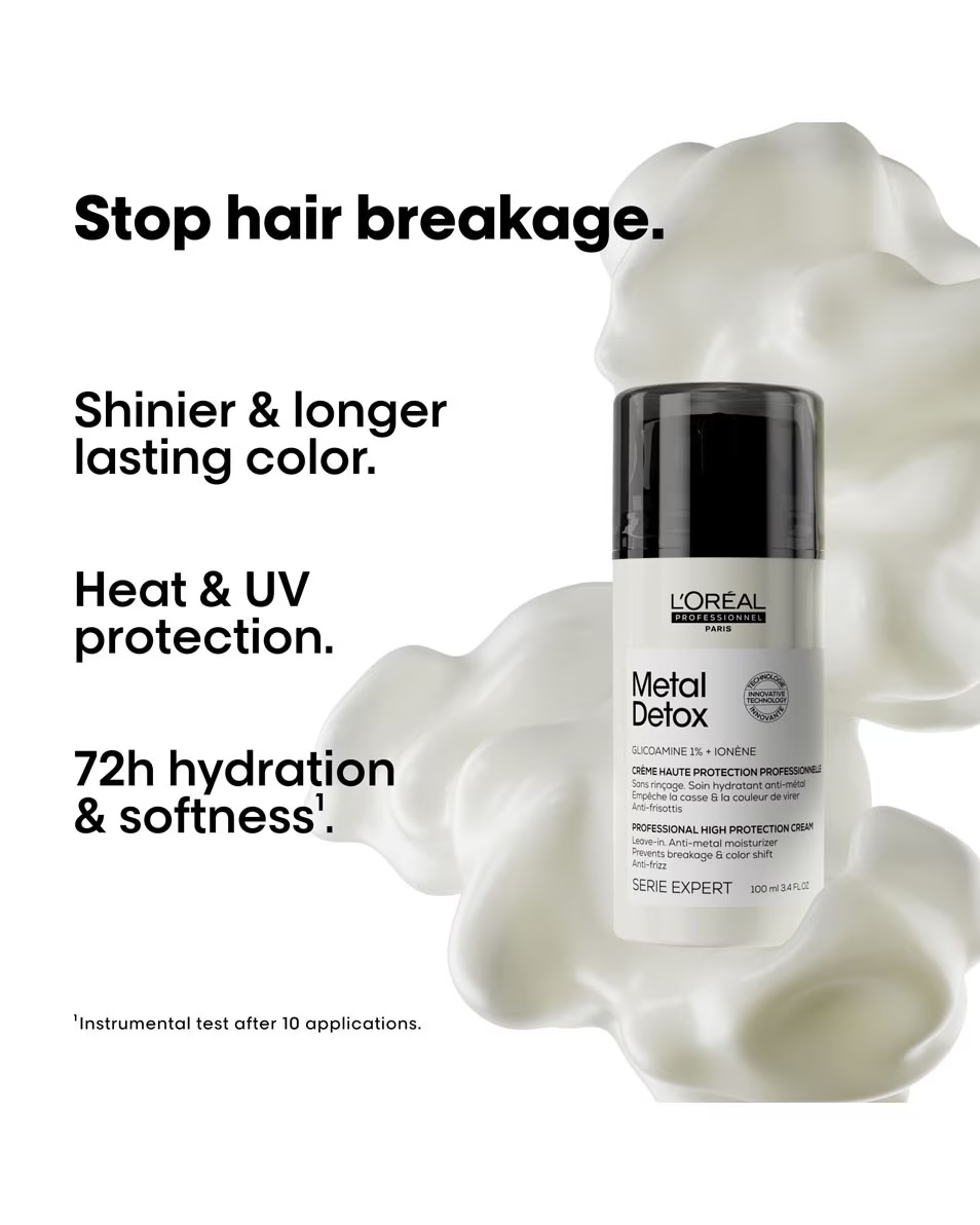 L'OREAL PROFESSIONNEL Κρέμα Αποτοξίνωσης Μετάλλων χωρίς Ξέβγαλμα για ταλαιπωρημένα και εύθραυστα μαλλιά