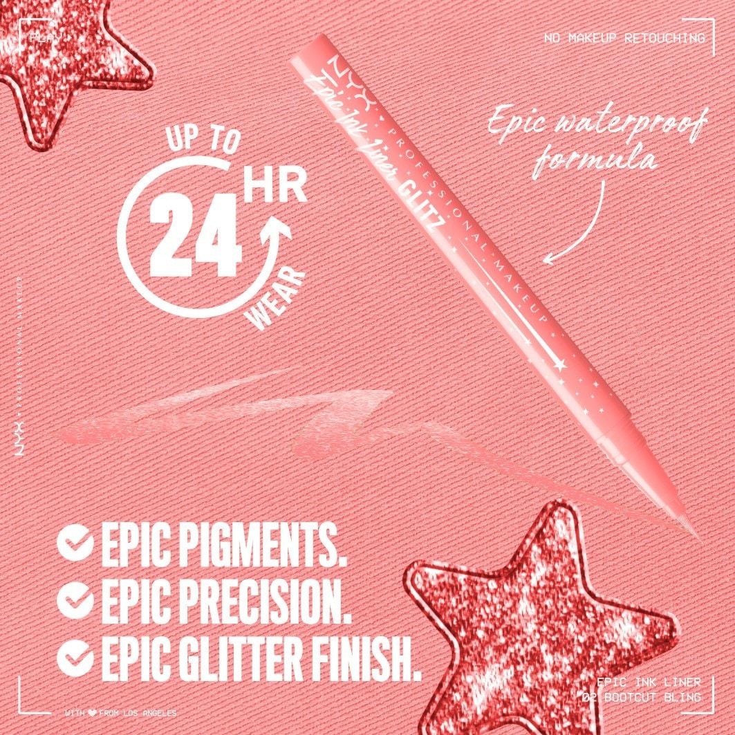 NYX Professional Makeup ајлајнер Epic Ink Liner - 1 ml