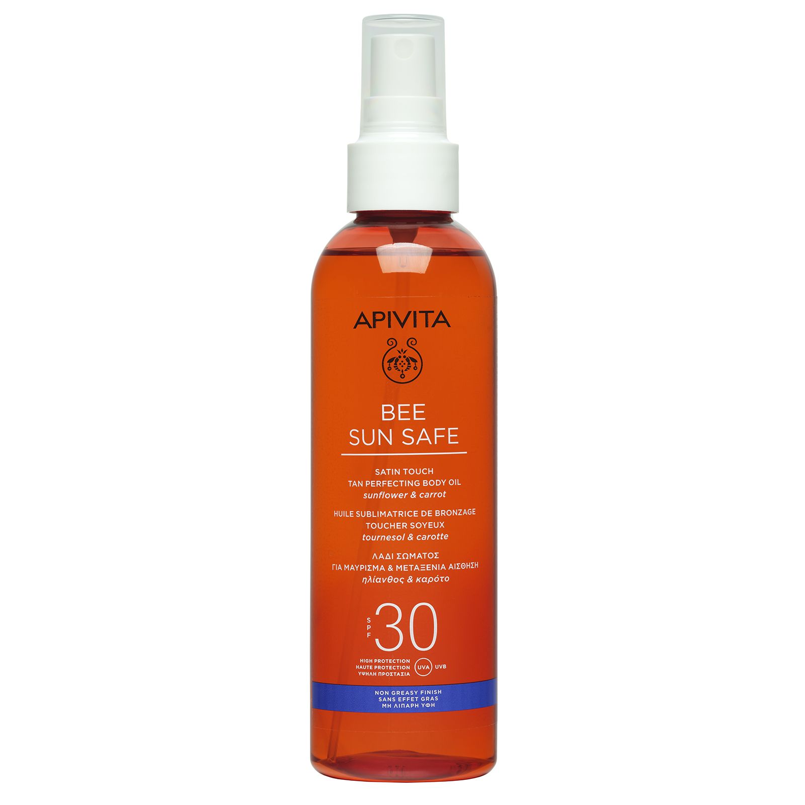 Bee Sun Safe telový olej SPF30 Lekáreň na ochranu pred slnkom