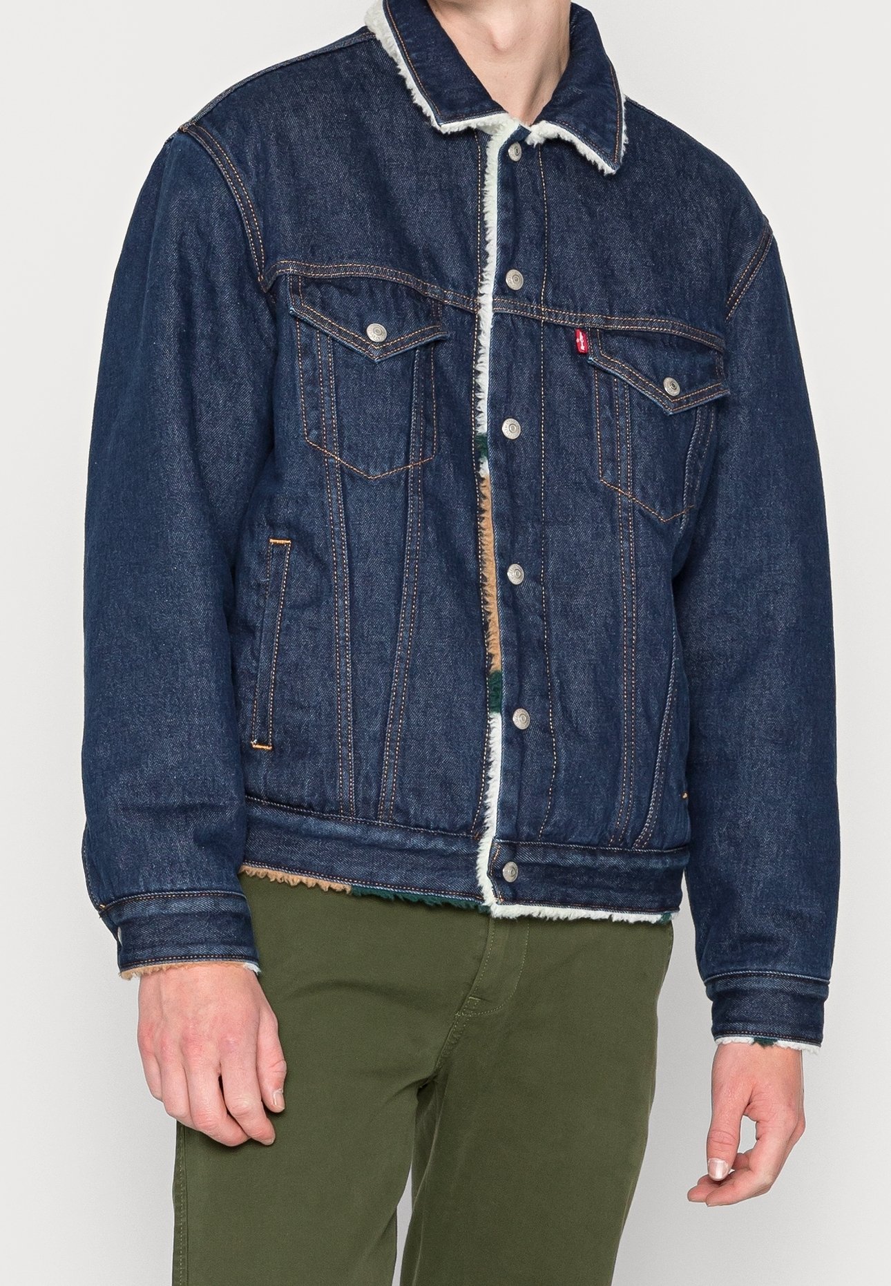 Levi's® denimjack - donkerblauw denim