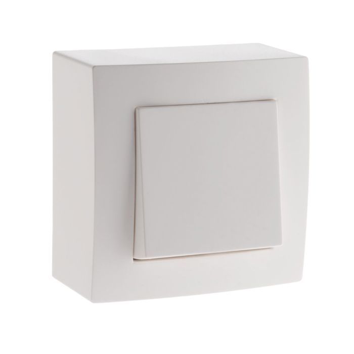 Interruptor completo de dos vías Presto de 10 A para montaje en superficie - Zenitech