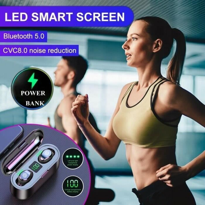 Wireless Earbuds - ISONIX - Bluetooth V4.2 - DSP Noise Reduction - In-Ear - Black