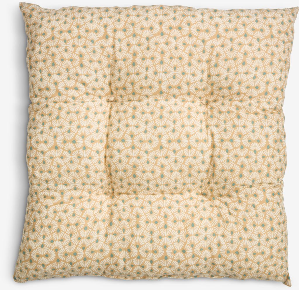 SELJE SELJE blazina za stol 40x40x8 latte/petrol