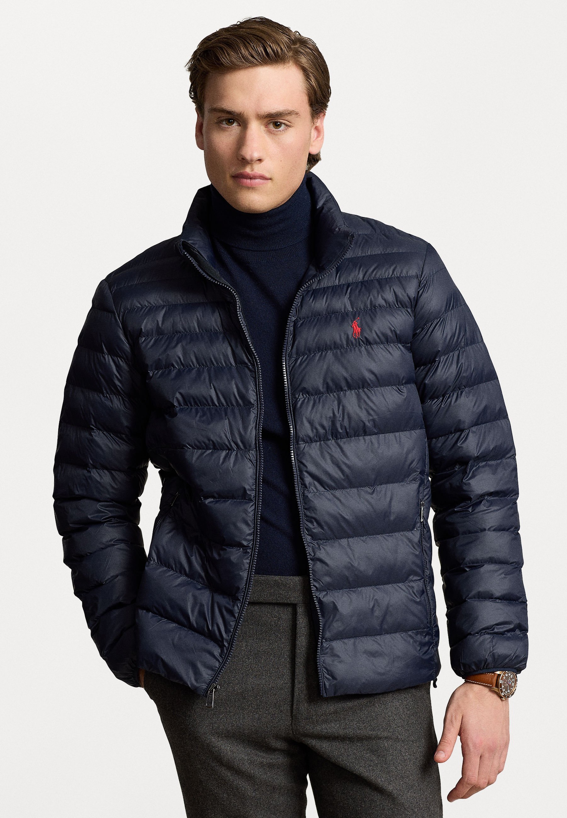 Giacca invernale impacchettabile Polo Ralph Lauren THE COLDEN - Collezione blu navy