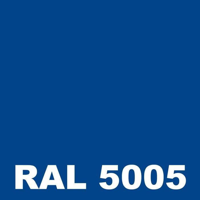 Vernice per esterni - Barattolo da 5 litri - Metaltop - 5005 - Blu sicurezza