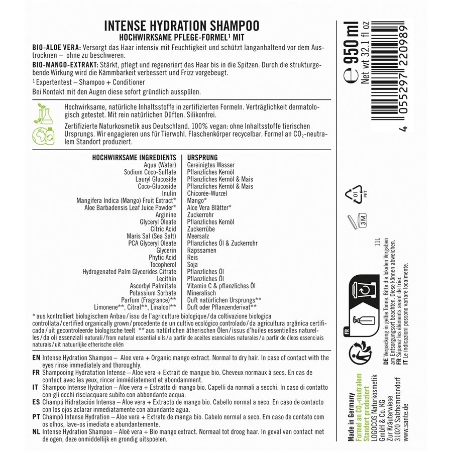 Sante Intenzivni hidratantni šampon - 950 ml
