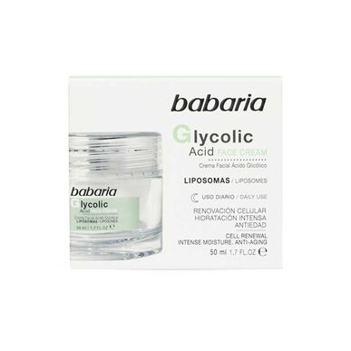 Babaria Glykolihappokasvovoide Liposomit Päivävoide Ikääntymistä ehkäisevä Solujen Uudistuminen 50 ml 50 ml