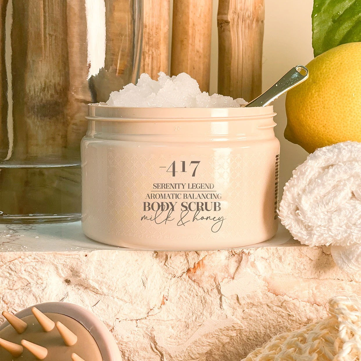 -417 Aromatic balancing body scrub