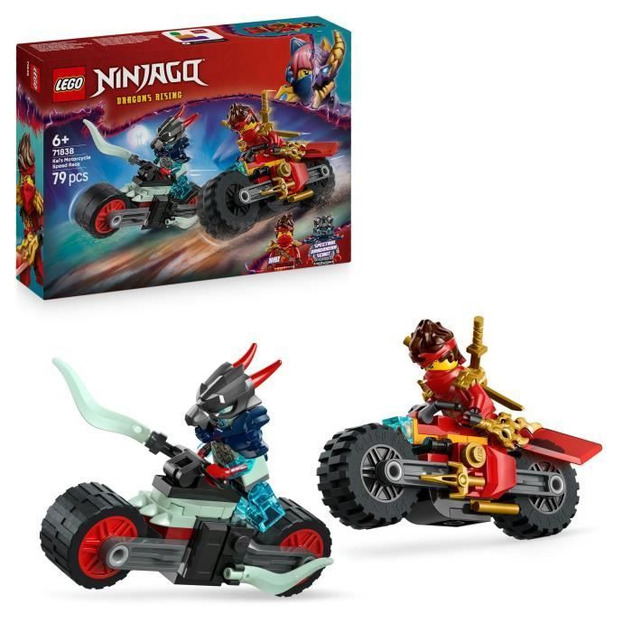 LEGO NINJAGO 71838 Kai Et La Course De Motos - Jeu De Construction Pour Garçon Dès 6 Ans