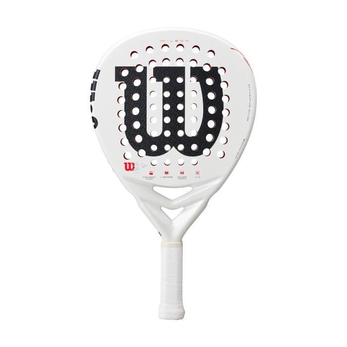 Pala de pádel WILSON BELA LS V3 Blanca / Roja / Negra (355 g) 2025