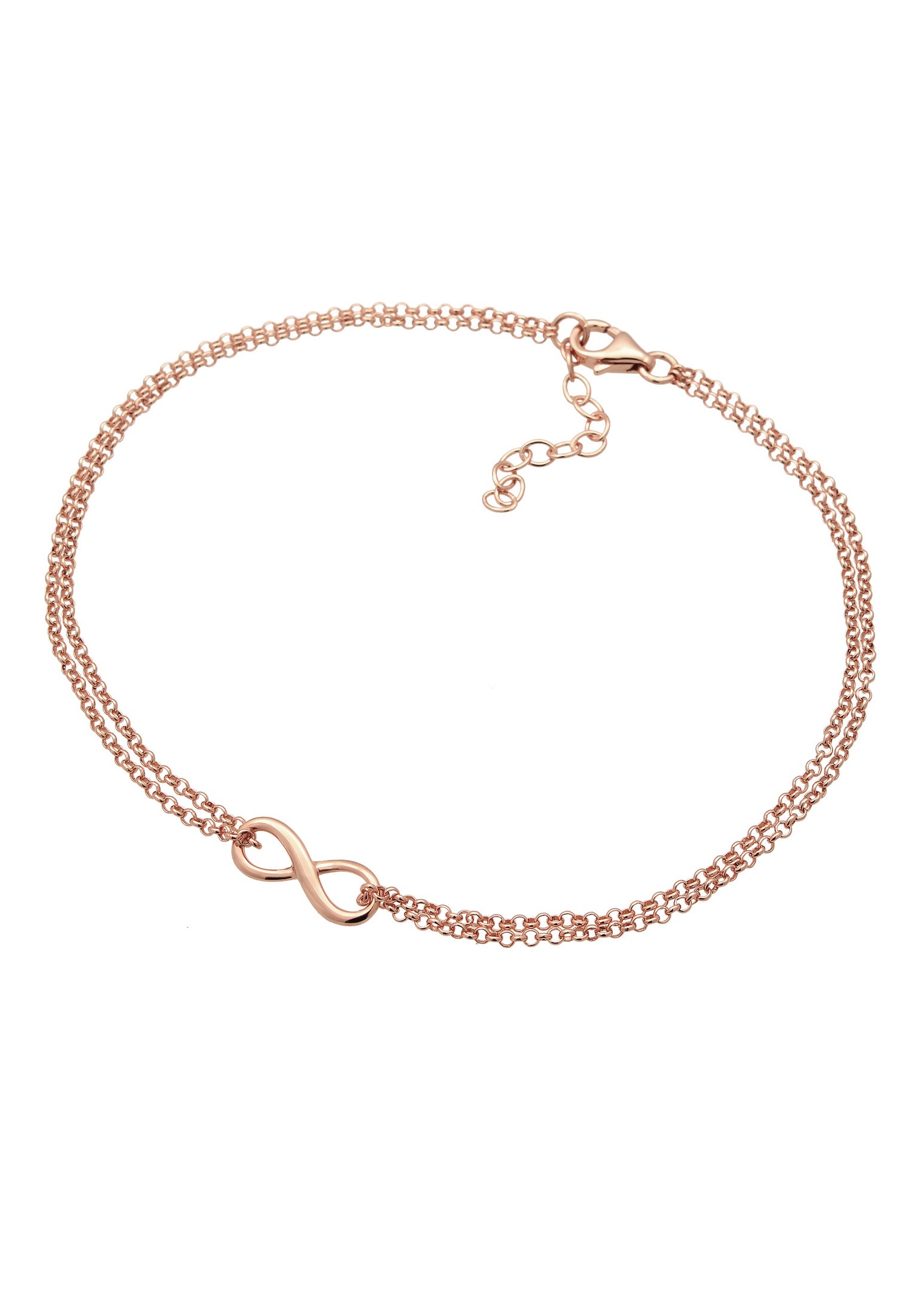Elli Femmes pendentif infinité tendance en argent sterling 925