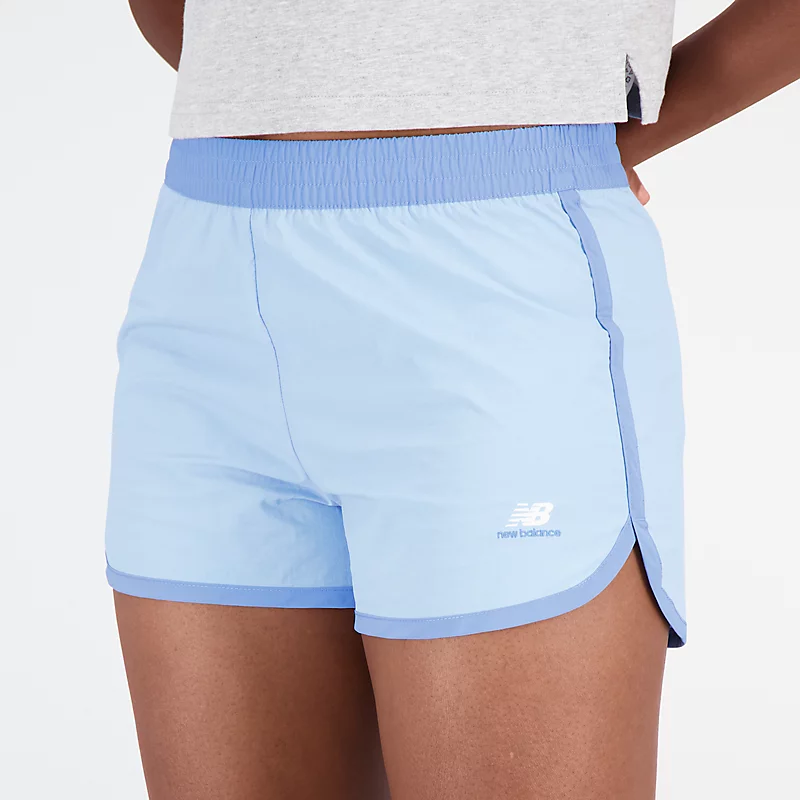 Pantaloni scurți sport țesuți remasterizați pentru femei - BLUE HAZE