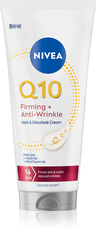NIVEA Q10 Verstevigende + Anti-Rimpel Verstevigende Crème voor Hals en Decolleté
