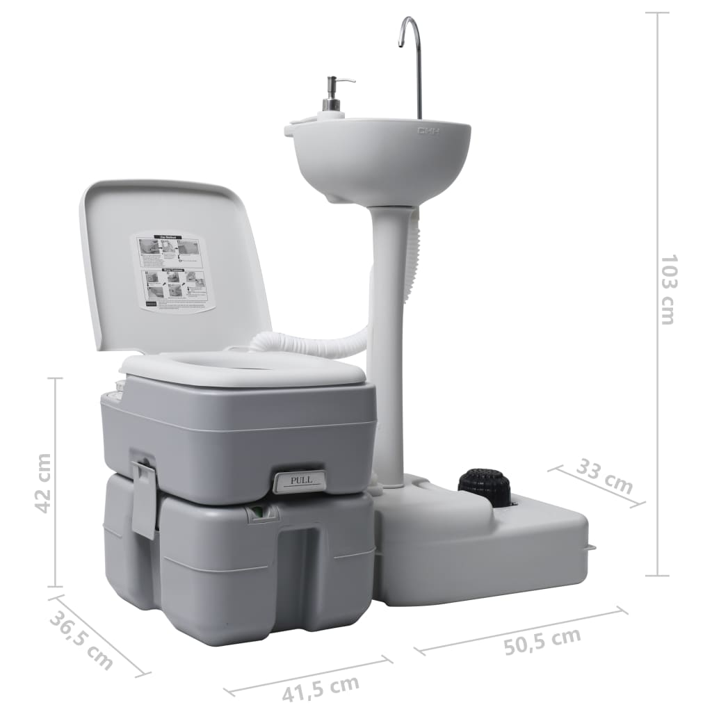 Ensemble de mobilier de camping VidaXL