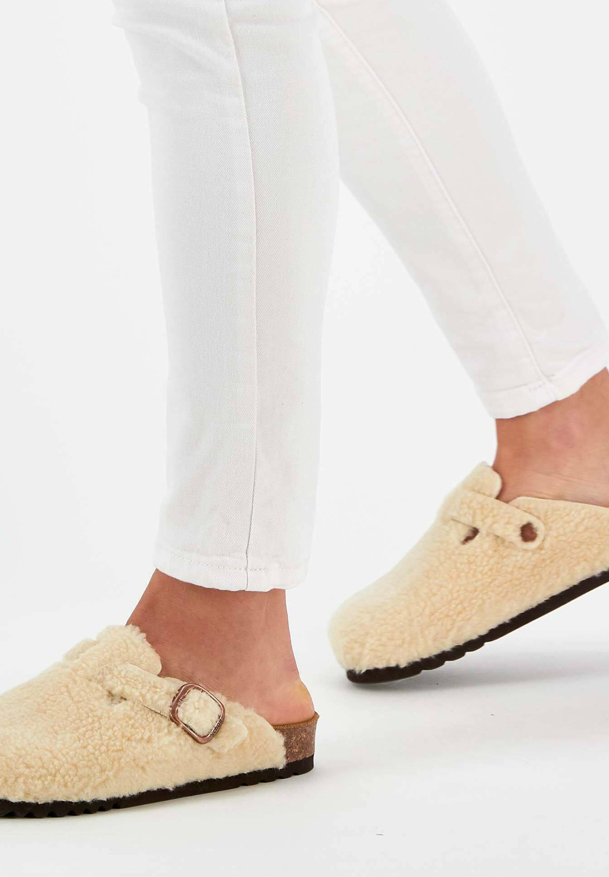 Scholl FAE NIEUW - Muiltjes - beige