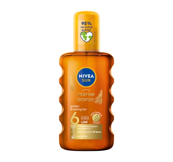 NIVEA SUN karotenowy olejek do opalania spray SPF6 200 ml