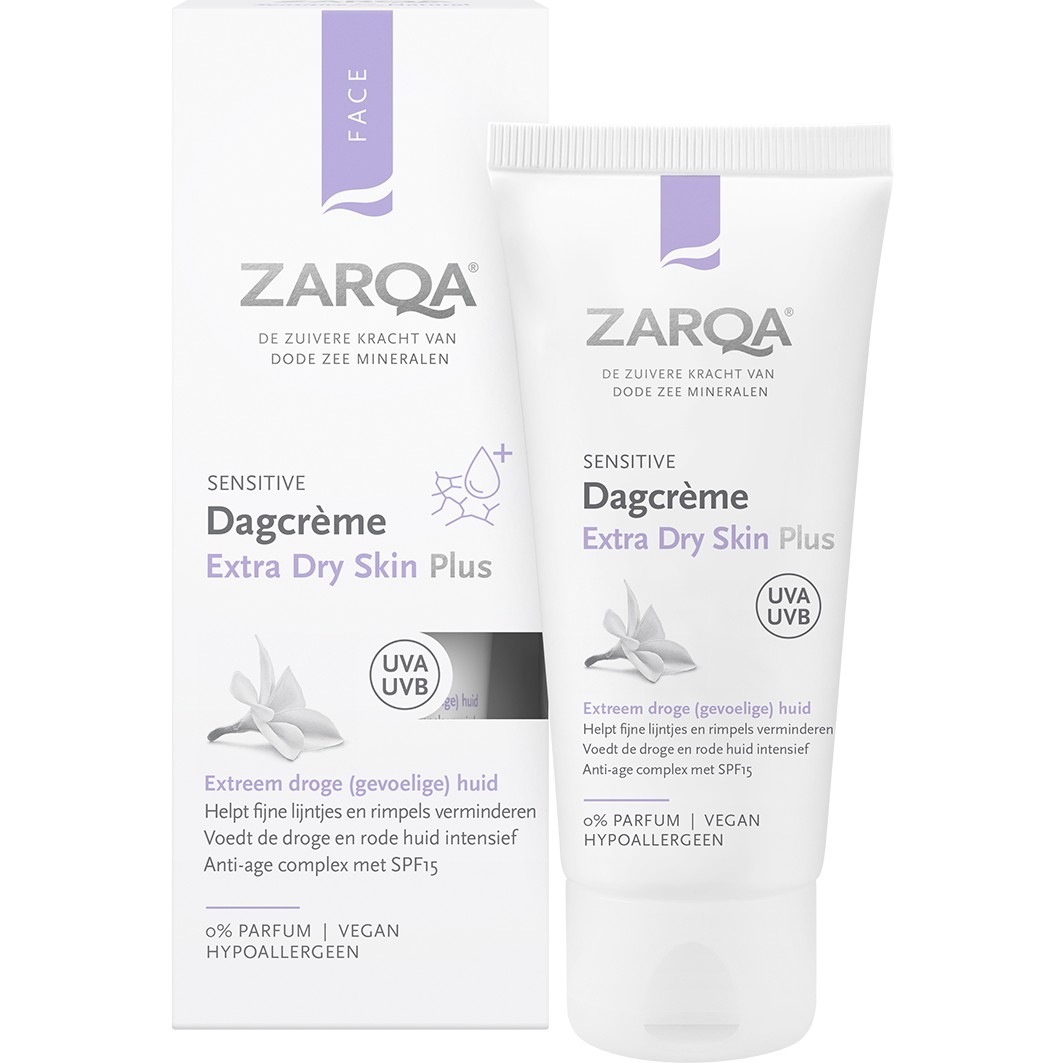 Denný krém ZARQA pre extra suchú pleť s SPF 15 - 50 ml