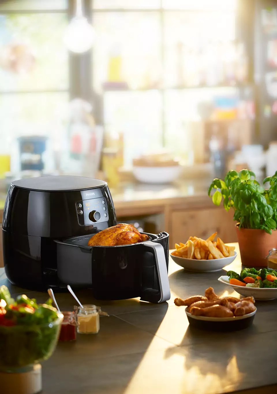 Premium Airfryer XXL met vetverwijderingstechnologie